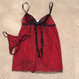 Victoria secret baby doll set